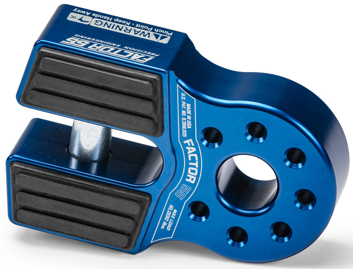 FLATLINK XTV WINCH SHACKLE BLUE 00070-02 image 1