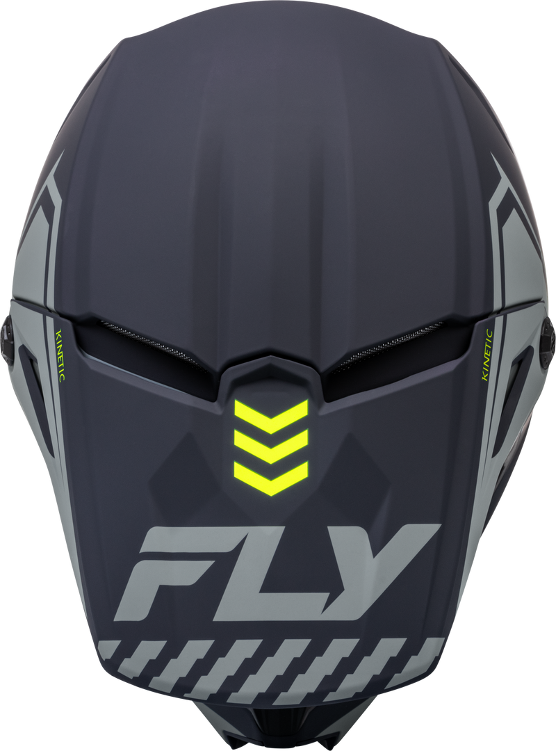 Load image into Gallery viewer, KINETIC MENACE HELMET MATTE GREY/HI-VIS 2X F73-86572X image 3
