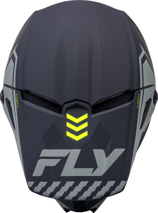 KINETIC MENACE HELMET MATTE GREY/HI-VIS 2X F73-86572X image 3