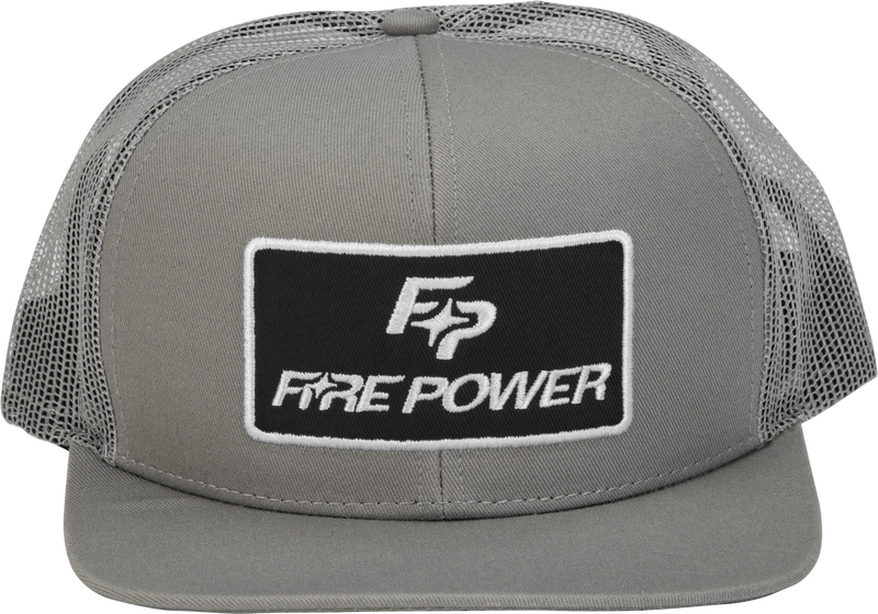 Load image into Gallery viewer, FLAT BILL PATCH HAT GREY 99-8106 image 2

