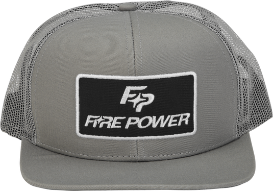 FLAT BILL PATCH HAT GREY 99-8106 image 2