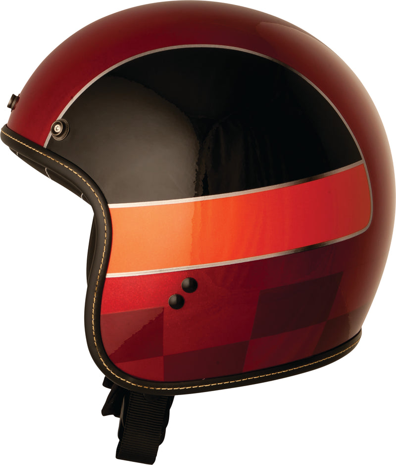 Load image into Gallery viewer, .38 WINNER HELMET RED/BLACK/ORANGE XS 73-8236XS image 2
