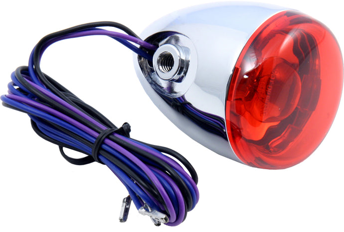 BULLET TURN SIGNAL REAR RED LENS 8887R image 1