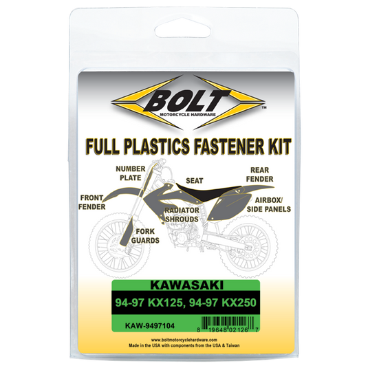 BODY WORK FASTENER KIT - KAW