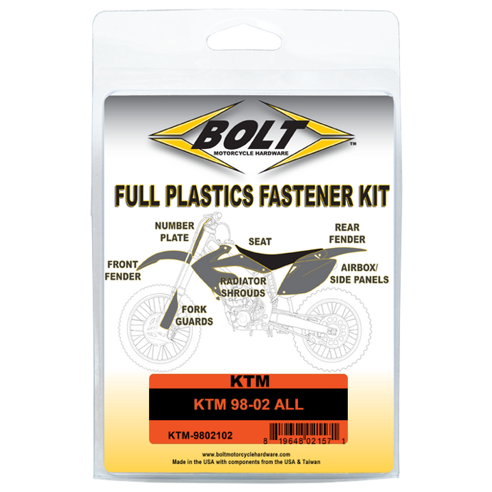 BODY WORK FASTENER KIT - KTM