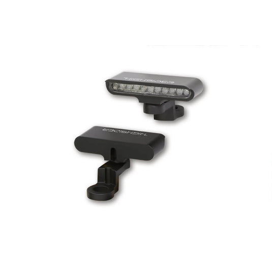 STRIPE TURN SIGNAL MIRROR MNT PAIR BLACK 204-105 image 1
