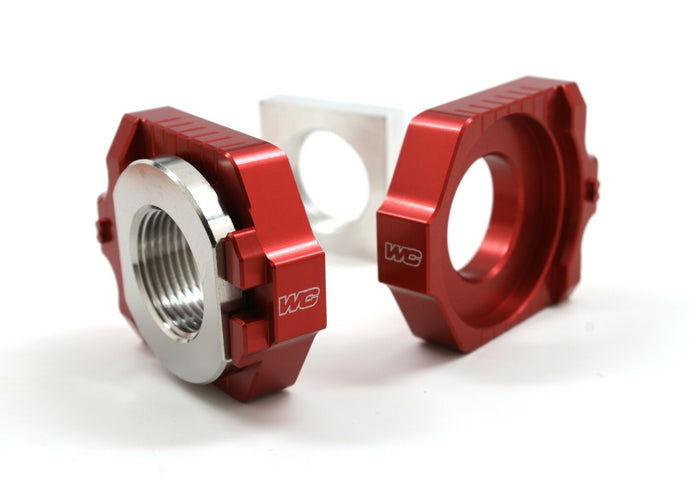 AXLE BLOCKS ELITE KTM/HUS RED 17-256 image 1