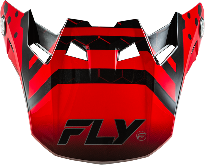 FORMULA CC TEKTONIC VISOR BLACK/RED/ORANGE XL/2X 73-4339 image 1