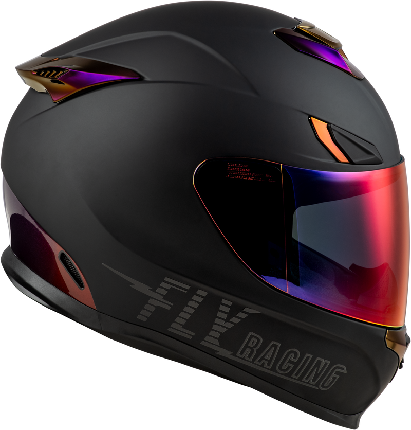 Load image into Gallery viewer, SENTINEL RECON HELMET MATTE BLACK/PURPLE CHROME SM 73-8429S image 4
