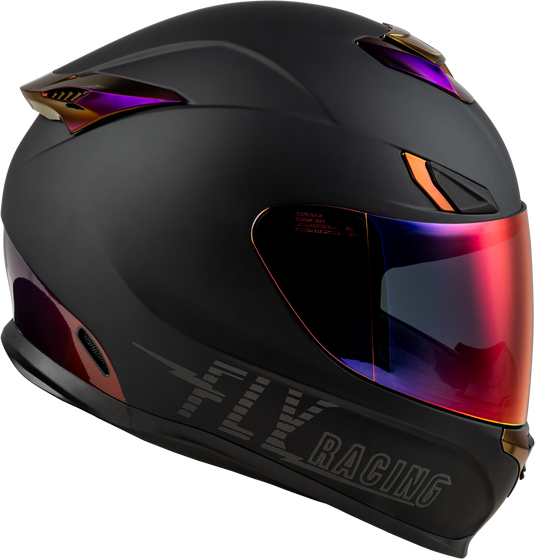 SENTINEL RECON HELMET MATTE BLACK/PURPLE CHROME XS 73-8429XS image 4