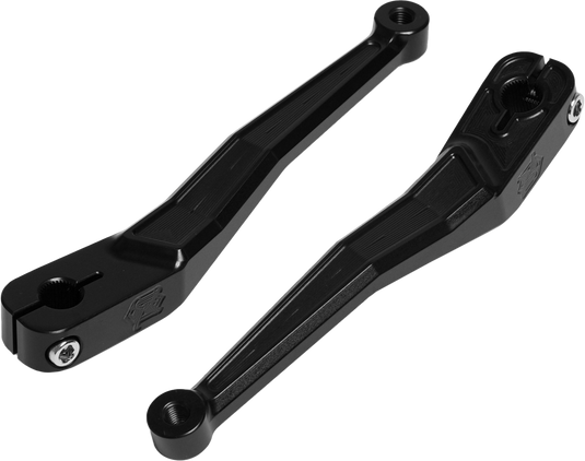 HEEL/TOE SHIFTER LEVERS BLACK PAIR KFA-03 image 2