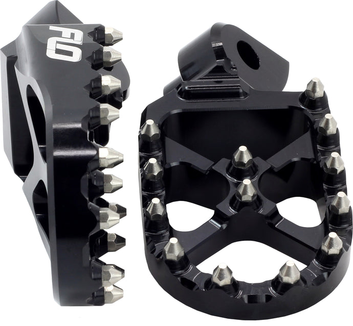 PRO SERIES FOOT PEGS BLACK SUZ FPEG-796BLK image 1