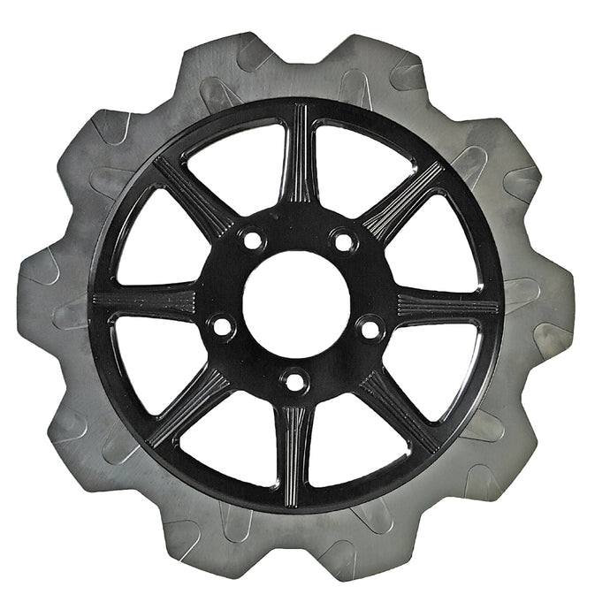 HIGH CARBON STEEL PHOENIX FRONT ROTOR BLACK 11.5