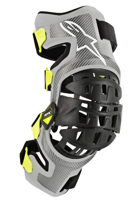BIONIC 7 KNEE SET SILVER/YELLOW LG 6501319-195-L image 1
