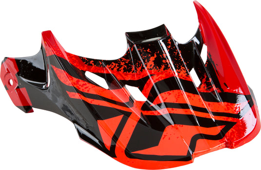 KINETIC BURN VISOR BLACK/RED 73-47942 image 1