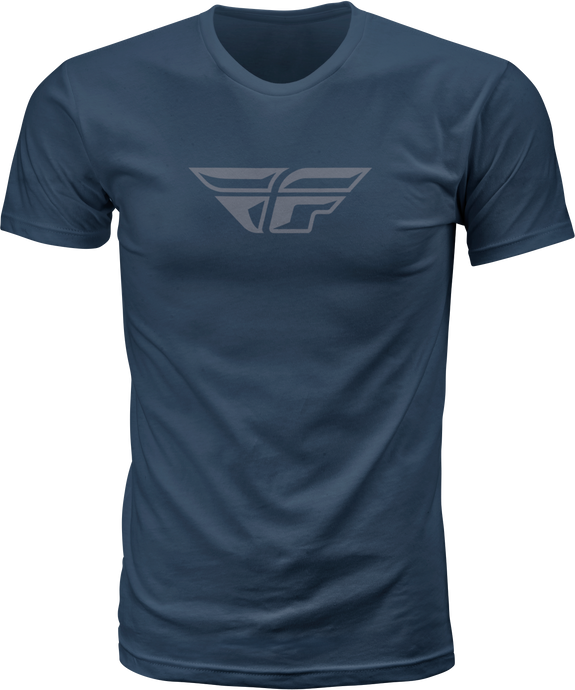 FLY F-WING TEE MIDNIGHT NAVY/GREY XL 352-0611X image 1