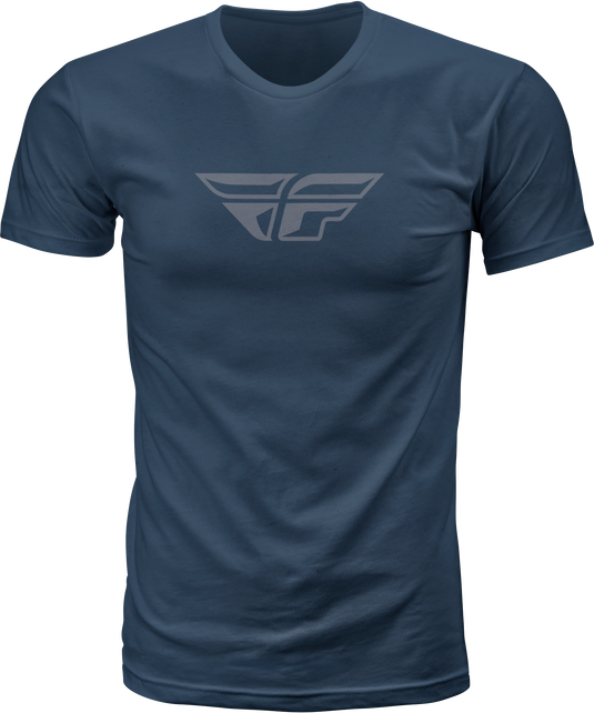 FLY F-WING TEE MIDNIGHT NAVY/GREY XL 352-0611X image 1