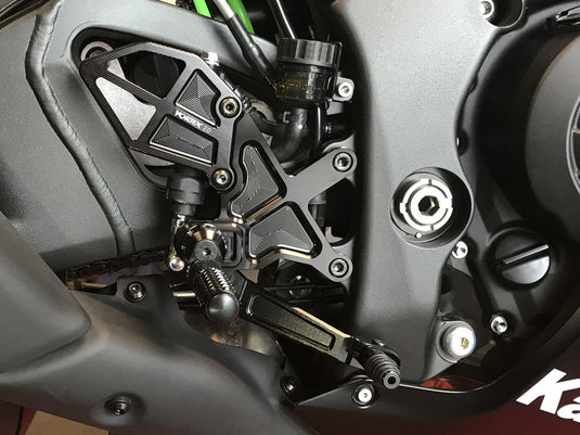 REAR SET COMPLETE BLK KAW RS403K image 2