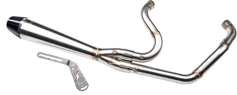 Load image into Gallery viewer, 2IN1 M8 SOFTAIL PIPE BRUSHED SS FMOT-0650 image 1
