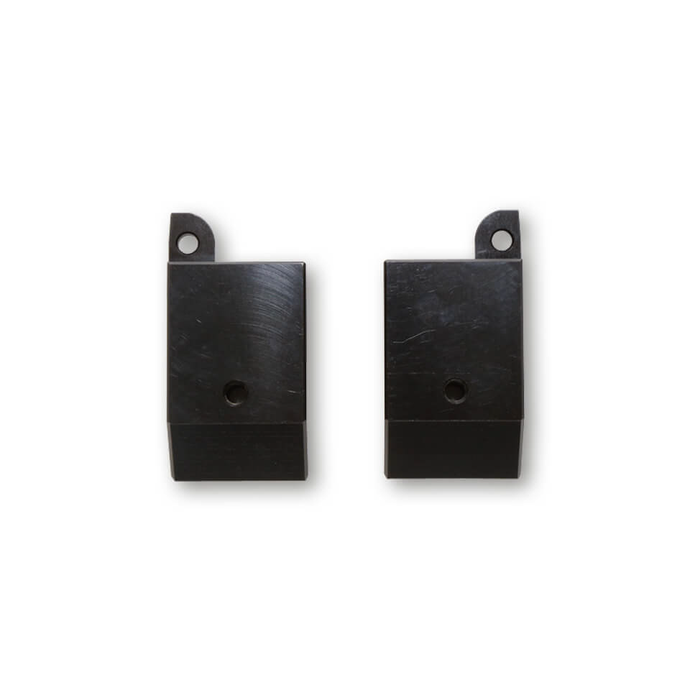 RS1 CNC DRIVING LIGHT MOUNTS BLACK PAIR 220-103 image 1
