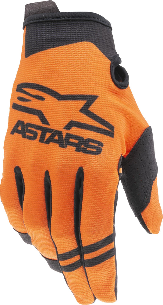 YOUTH RADAR GLOVES ORANGE/ BLACK LG 3541821-41-L image 1