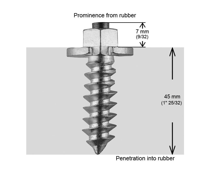 Load image into Gallery viewer, 2&quot;-50MM SHOULDER STUDS QTY 1000 SS-501000 image 1
