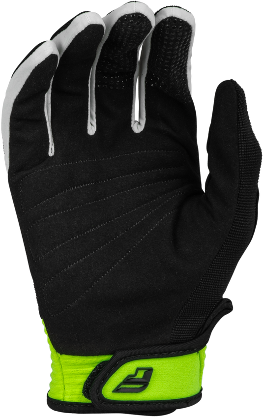 YOUTH F-16 GLOVES BLACK/NEON GREEN YS 377-214YS image 2