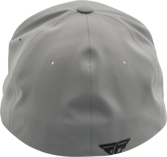 FLY DELTA HAT LIGHT GREY/BLACK LG/XL 351-0117L image 3