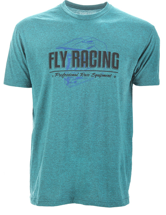 FLY ERA TEE CYAN/BLACK/HEATHER MD 352-1021M image 1