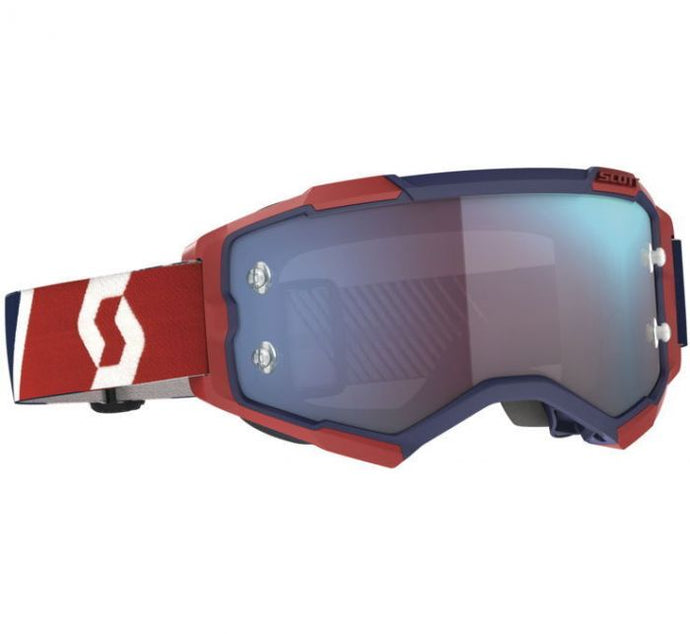 SCOTT FURY GOGGLE RED/BLUE - BLUE CHR WORKS LENS