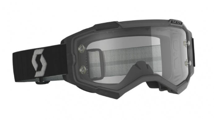 SCOTT FURY GOGGLE BLK/GREY - CLEAR WORKS LENS