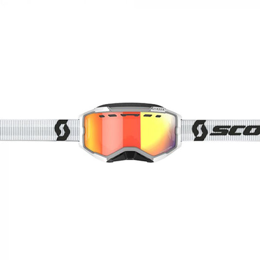 SCOTT FURY 'LS' SNOWX GOGGLE WHT- RED CHR LENS