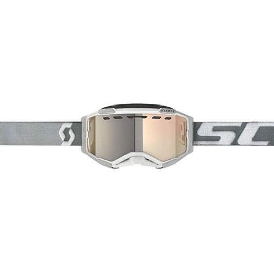 SCOTT FURY 'LS' SNOWX GOGGLE WHT/GREY - BRONZE CHR LENS