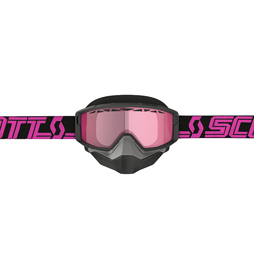 SCOTT PRIMAL SNOWX GOGGLE BLK/PINK - ROSE LENS