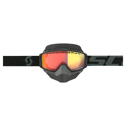 SCOTT SPLIT OTG SNOWX GOGGLE 'LS' BLK - RED CHR LENS