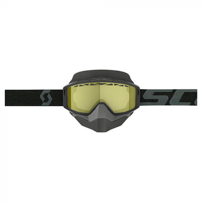 SCOTT SPLIT OTG SNOWX GOGGLE BLK - YLW LENS