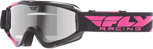 ZONE PRO SNOW GOGGLE PINK W/CHROME SMOKE DUAL LENS 37-3031 image 1