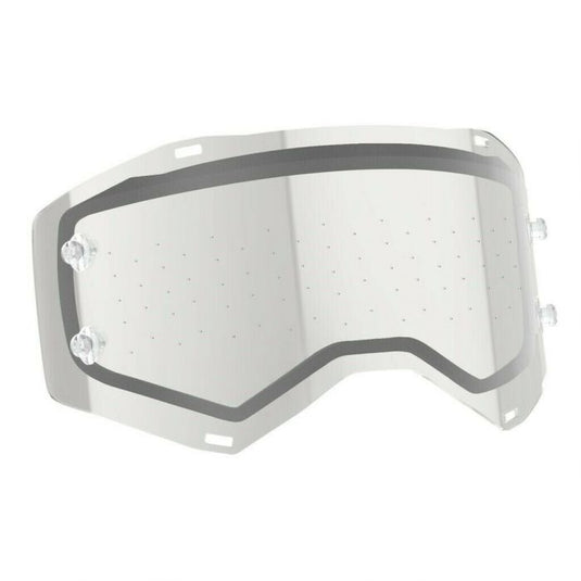 SCOTT PROSPECT/FURY MX DUAL LENS ANTI-STK WKS "DOTS"CLEAR AFC