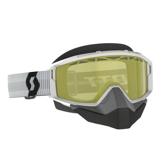 SCOTT PRIMAL SNOWX GOGGLE WHITE  - YLW LENS