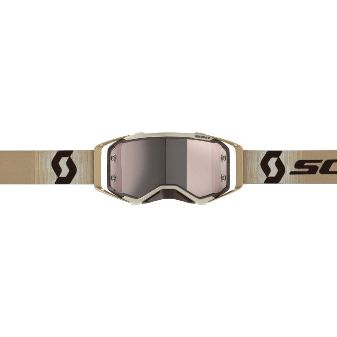 SCOTT PROSPECT BEIGE/BROWN SILVER CHROME WORKS