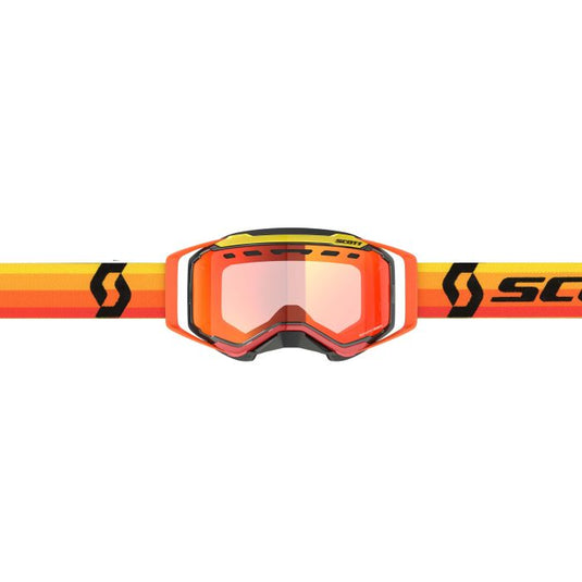 SCOTT PROSPECT SNOW CROSS ORANGE/YELLOW ENHANCER RED CHROME