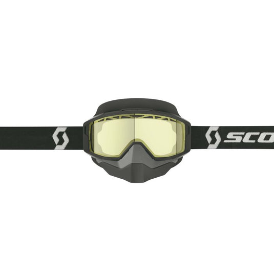 SCOTT SPLIT OTG SNOW CROSS BLACK/WHITE YELLOW TINT