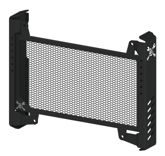 SLASH CUT RADIATOR CVR BLACK B10-3009B image 2
