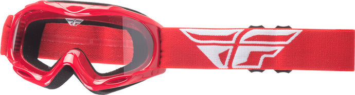 2018 FOCUS YOUTH GOGGLE RED W/CLEAR LENS 37-4022 image 1