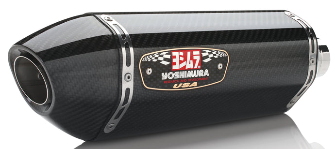 EXHAUST SIGNATURE R-77 SLIP-ON SS-CF-CF DUAL 11210E0220 image 1