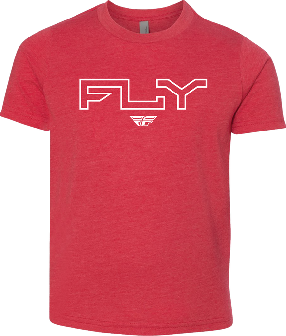 YOUTH FLY EDGE TEE RED YL 354-0309YL image 1