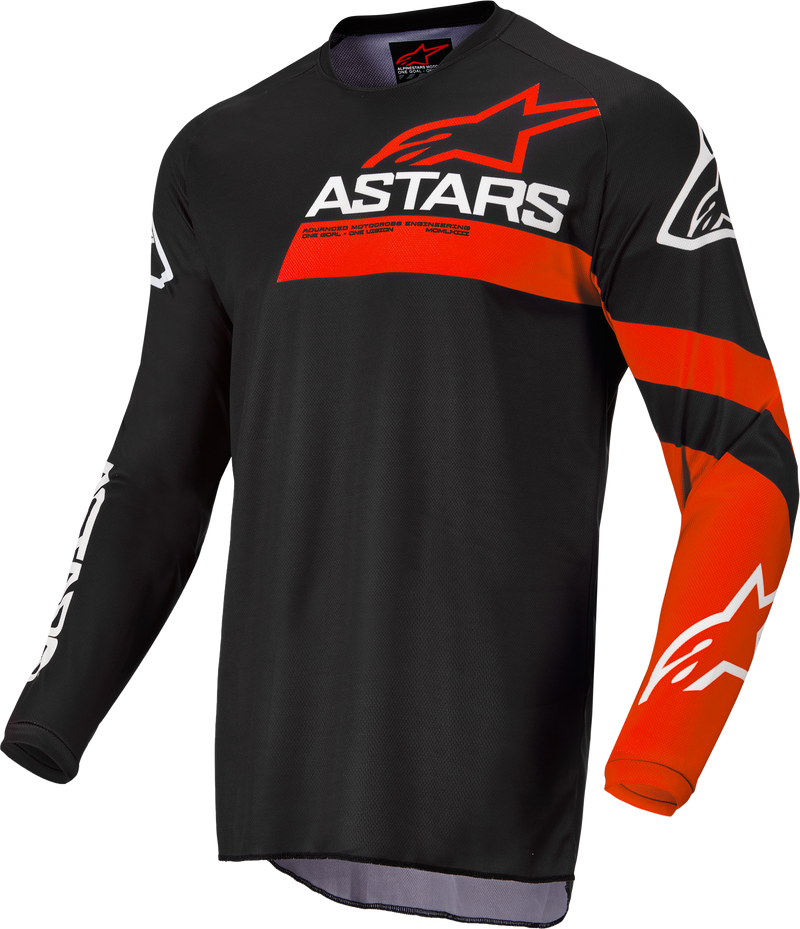 Load image into Gallery viewer, YOUTH RACER CHASER JERSEY BLACK/BRIGHT RED YM 3772422-1303-M image 1
