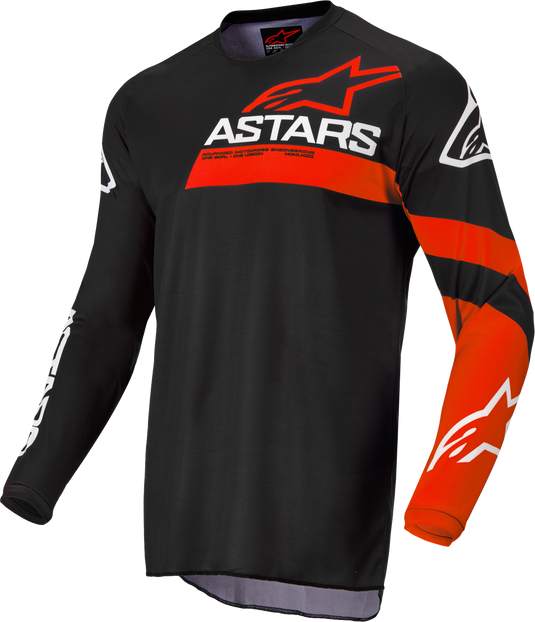 YOUTH RACER CHASER JERSEY BLACK/BRIGHT RED YM 3772422-1303-M image 1