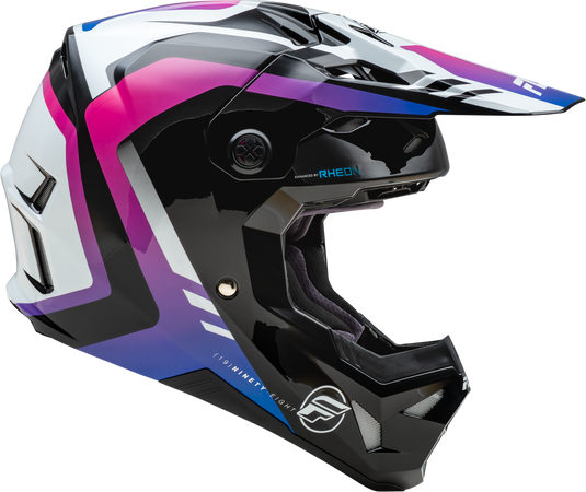 YTH FORMULA CP KRYPTON HELMET WHITE/BLACK/PURPLE YL 73-0039YL image 4