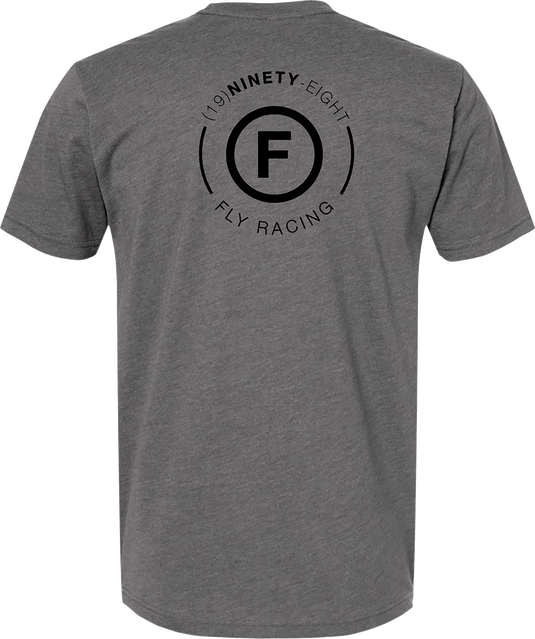 FLY ATOM TEE GUNMETAL HEATHER LG 354-0317L image 2
